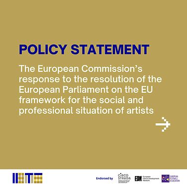 Policy Statement on the social and professional situation of artists